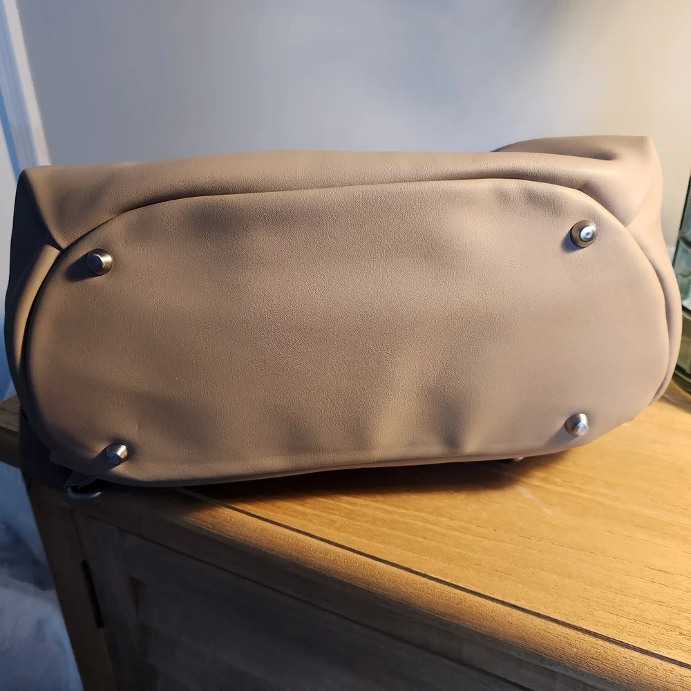 Freshly Picked Women's Fig Ribbed Drawcord Backpack - Picture 6 of 8